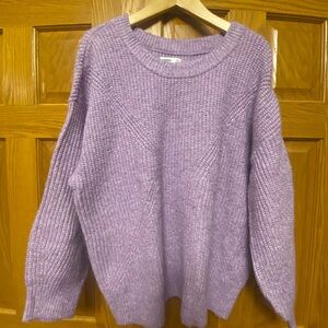 Sonoma Purple Crew Neck Sweater